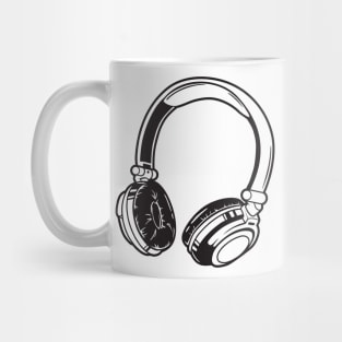 Headphones Music Mug